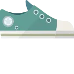 Converse Style Shoe Part 2 SVG Icon